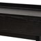 Baxton Studio Kalani MidCentury  Espresso Brown and Natural Brown Finished Wood  Console Table 220-12373-ZORO - alternate 9